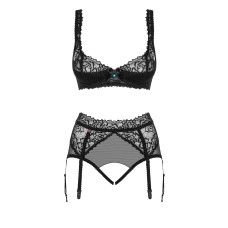 Комплект Obsessive 867-SEG-1 Чорний S/M