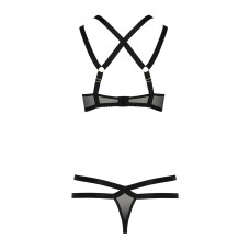 Комплект белья Passion HAGAR SET Черный L/XL