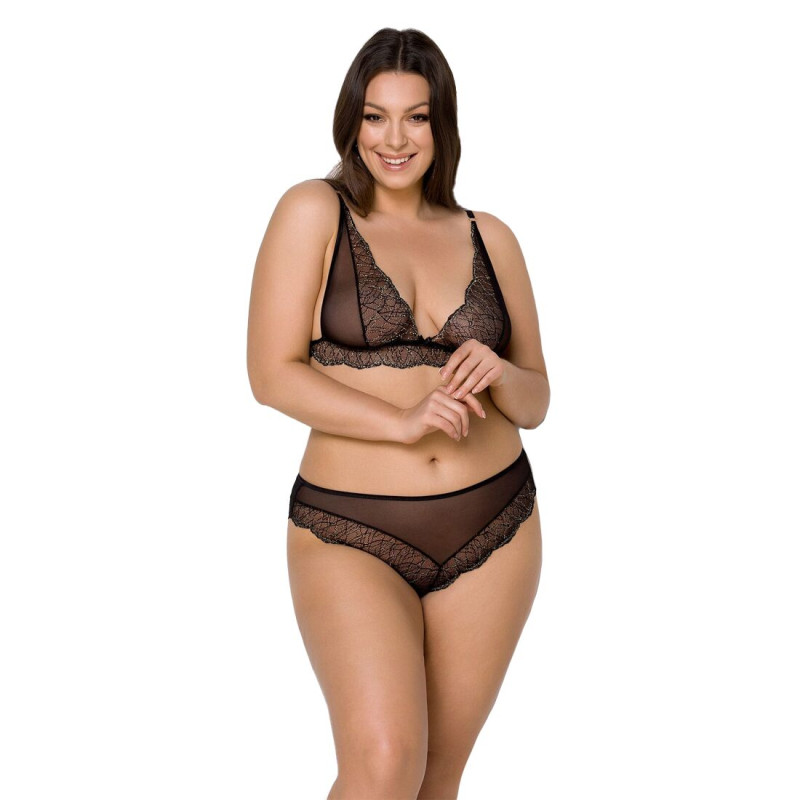 Комплект белья Passion Amberly Set black 4XL/5XL Комплект белья Passion Amberly Set black 4XL/5XL