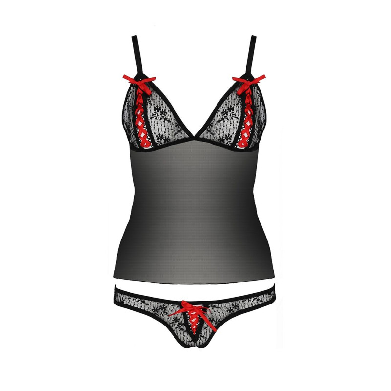 Комплект білизни Passion MELISSA SET black XXL/XXXL Комплект білизни Passion MELISSA SET black XXL/XXXL