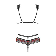 Комплект Obsessive Megies Черный L/XL