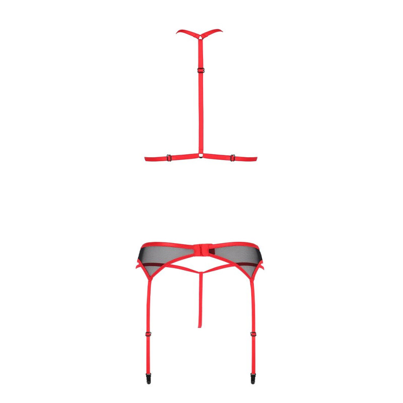 Комплект білизни Passion SATARA SET red L/XL Комплект білизни Passion SATARA SET red L/XL