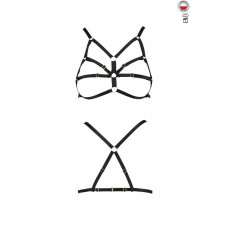 Бюстгальтер-стрепы Passion Exclusive ARMANDA BRA black XXL/XXXL