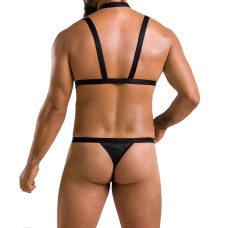 Комплект мужского белья со стреп Passion 039 Set Andrew black XXL/XXXL