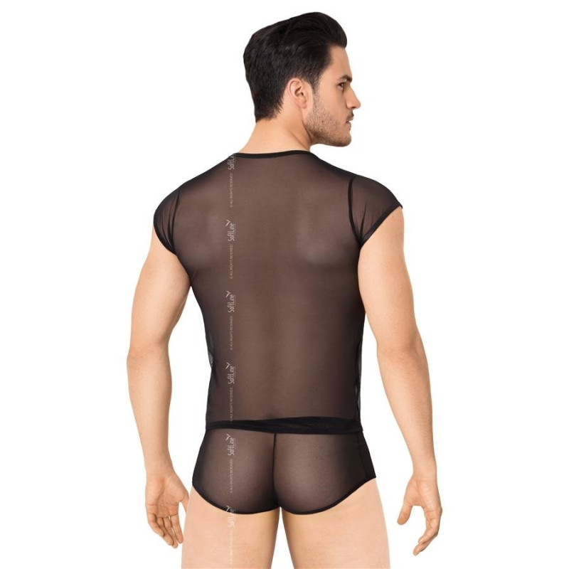 Комплект белья SoftLine Shirt and Shorts 4608 Черный M/L