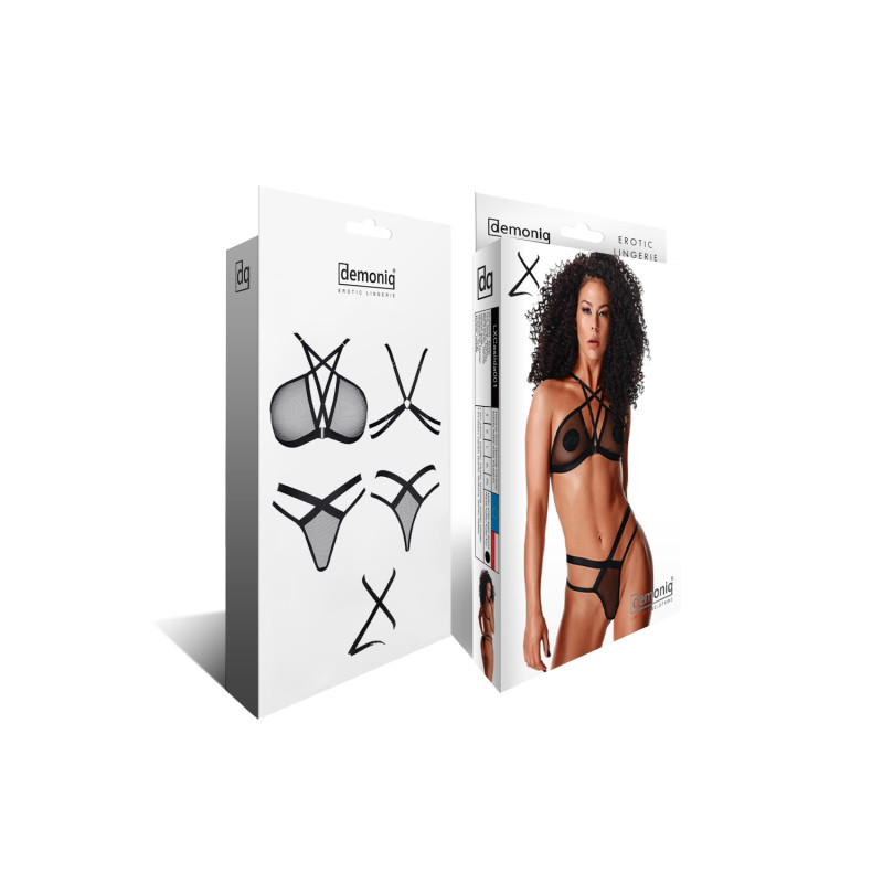 Комплект Demoniq LXAina001 Черный XXL Комплект Demoniq LXAina001 Черный XXL