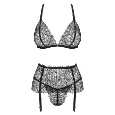 Комплект Obsessive Chiccanta Черный L/XL