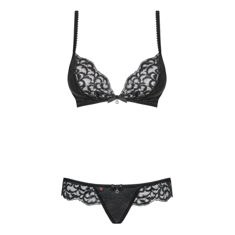 Комплект Obsessive Laluna Чорний S/M Комплект Obsessive Laluna Чорний S/M