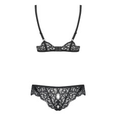Комплект Obsessive Laluna Чорний S/M