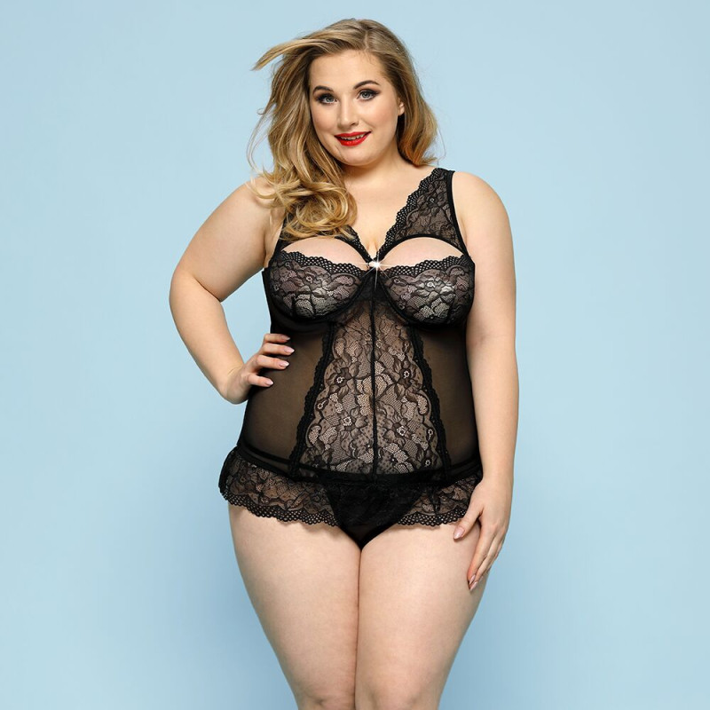 Корсет JSY p91133 Чорний Plus Size Корсет JSY p91133 Чорний Plus Size