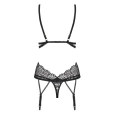 Корсет Obsessive Mixty Чорний S/M