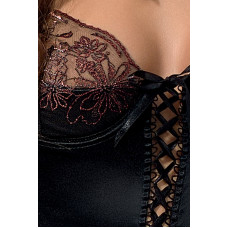 Еротичний Корсет Passion BRIDA CORSET XXL/XXXL Чорний