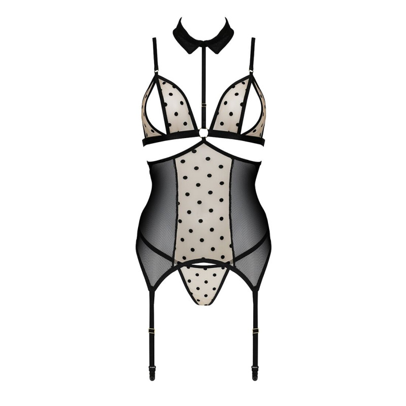 Корсет с открытой грудью Passion DOMINICA CORSET beige XXL/XXXL Корсет с открытой грудью Passion DOMINICA CORSET beige XXL/XXXL