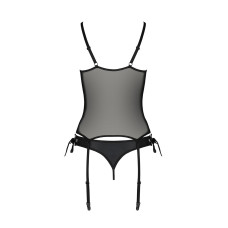 Корсет со шнуровкой Passion NESSY CORSET black S/M