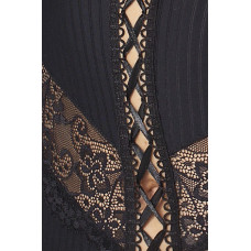 Корсет Passion ZOJA CORSET 4XL/5XL Чорний