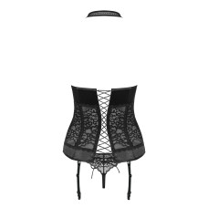 Корсет Obsessive Ailay Черный L/XL