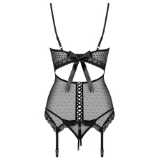 Корсет Obsessive 817-COR-1 Чорний S/M