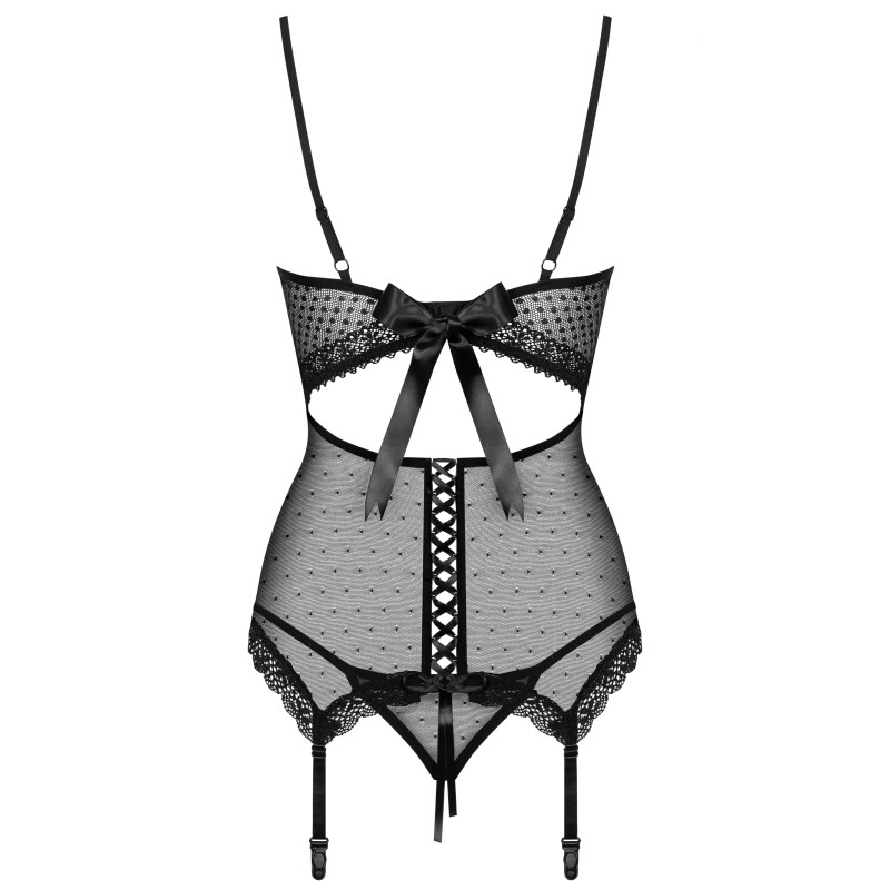 Корсет Obsessive 817-COR-1 Черный S/M