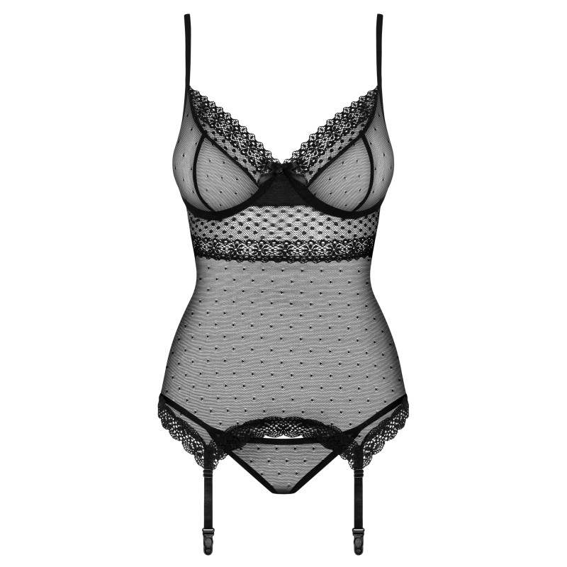 Корсет Obsessive 817-COR-1 Черный S/M