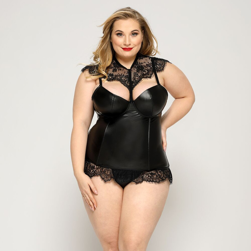 Корсет JSY P91137 Чорний Plus Size Корсет JSY P91137 Чорний Plus Size