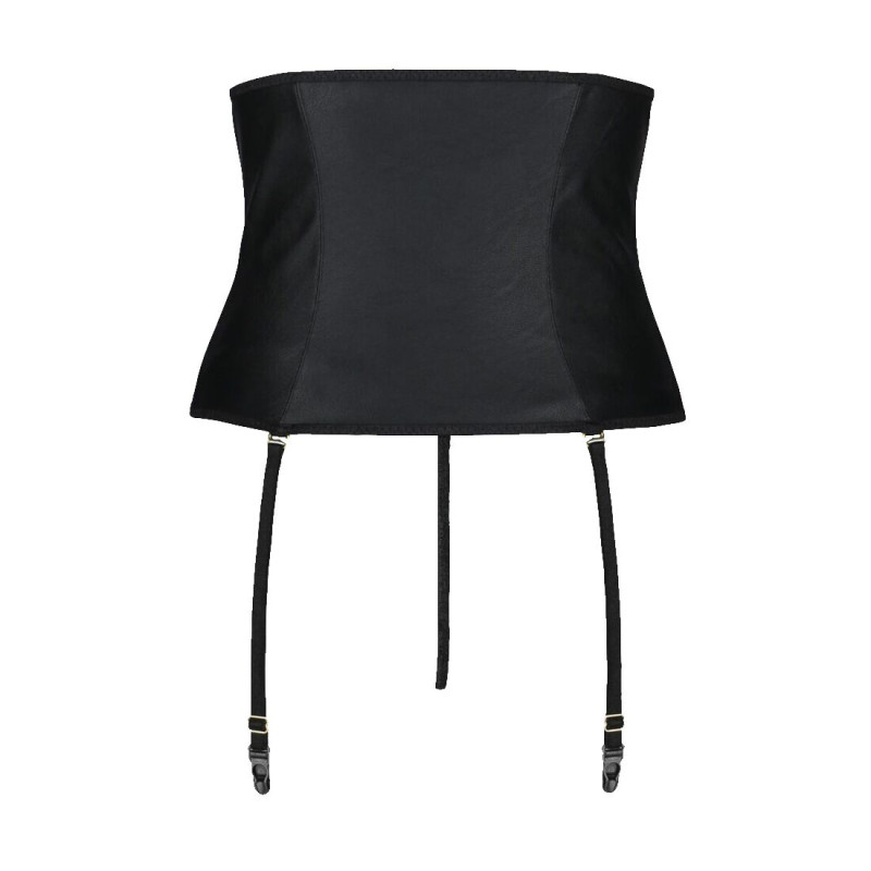 Пояс-корсет з екошкіри Passion Celine Set black 6XL/7XL Пояс-корсет з екошкіри Passion Celine Set black 6XL/7XL