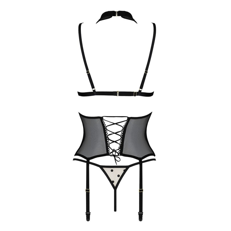 Корсет с открытой грудью Passion DOMINICA CORSET beige L/XL Корсет с открытой грудью Passion DOMINICA CORSET beige L/XL