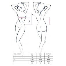 Еротичний Корсет Passion Erotic Line XENA CORSET L/XL Білий