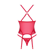 Obsessive Lacelove corset червоний M/L