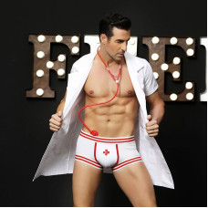 Мужской эротический костюм доктора JSY Заботливый Генри S/M