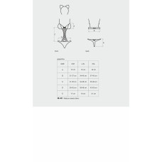 Эротический костюм гепарда Obsessive Gepardina 3 pcs costume черный S/M