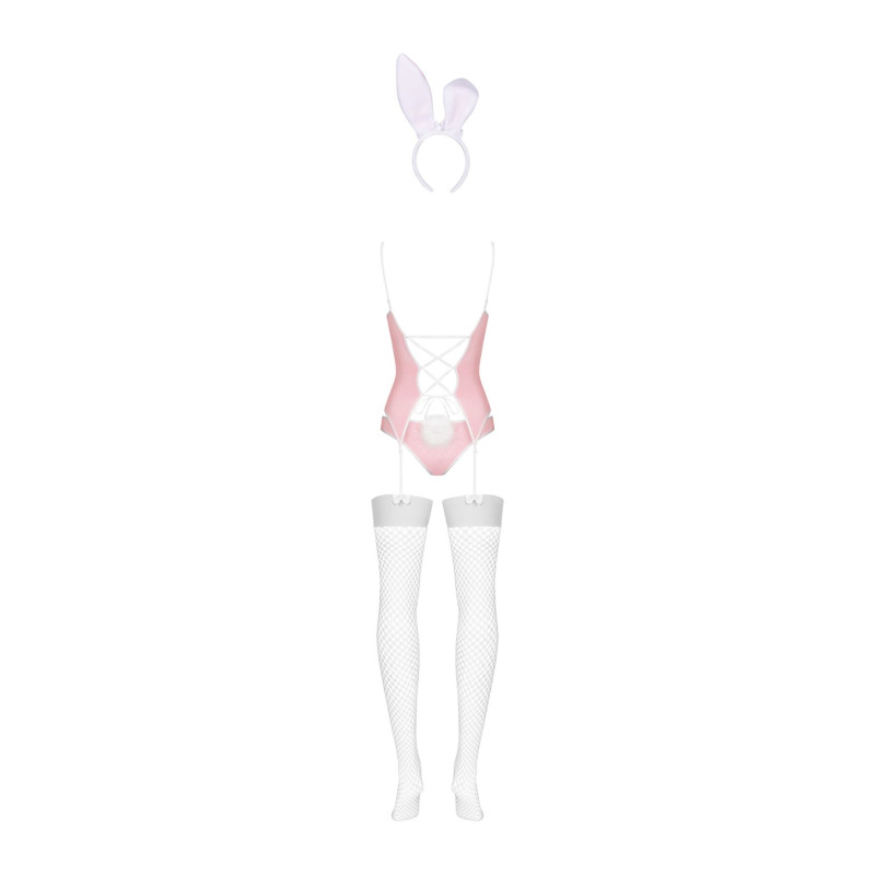 Эротический костюм кролика Obsessive Bunny suit 4 pcs costume pink S/M Эротический костюм кролика Obsessive Bunny suit 4 pcs costume pink S/M