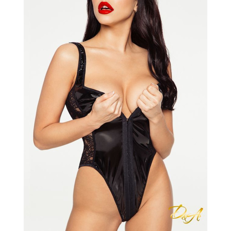 Эротический костюм зайки D&A Игривая Салли Черный XS-S Эротический костюм зайки D&A Игривая Салли Черный XS-S