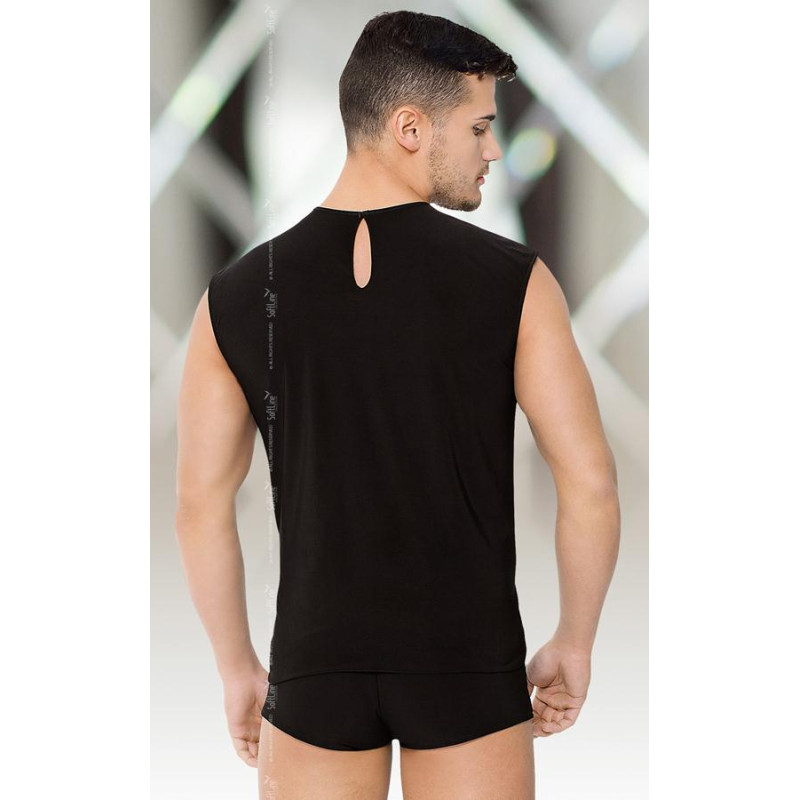 Трусы и майка SoftLine Shirt and Shorts 4604 XL Черные Трусы и майка SoftLine Shirt and Shorts 4604 XL Черные