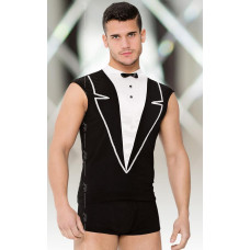 Трусы и майка SoftLine Shirt and Shorts 4604 M/L Черные