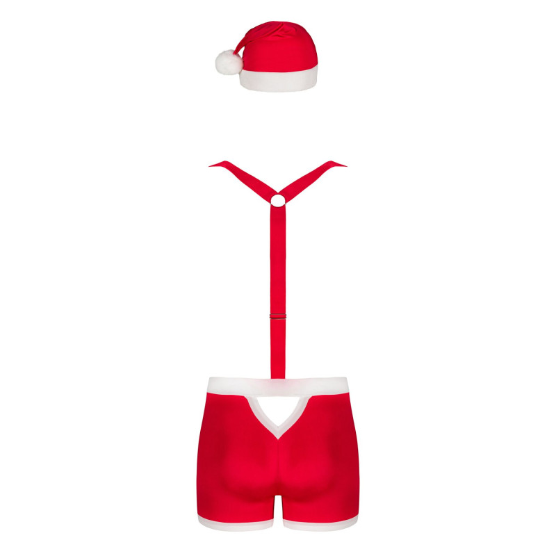 Мужской эротический костюм Санта-Клауса Obsessive Mr Claus красный L/XL Мужской эротический костюм Санта-Клауса Obsessive Mr Claus красный L/XL