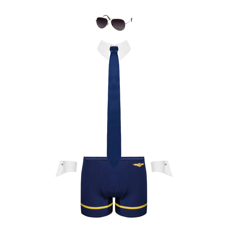 Эротический костюм пилота Obsessive Pilotman set 2XL/3XL Эротический костюм пилота Obsessive Pilotman set 2XL/3XL