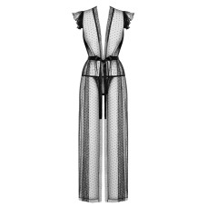 Пеньюар Obsessive 876-PEI-1 Черный L/XL