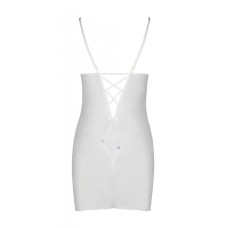 Рубашка с вырезами на груди + стринги Passion LOVELIA CHEMISE white S/M
