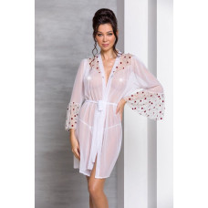Воздушный пеньюар Passion LOVELIA PEIGNOIR white XXL/XXXL