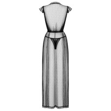 Пеньюар Obsessive 876-PEI-1 Черный L/XL