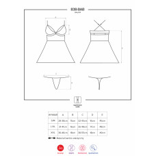 Бебидолл Obsessive 838-BAB-1 Черный S/M