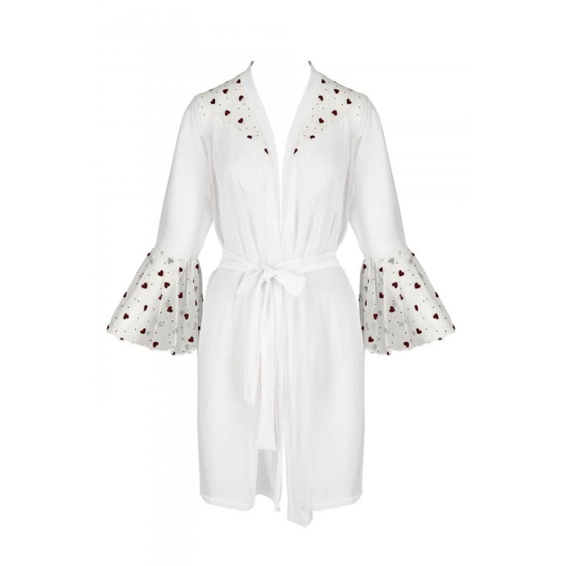 Воздушный пеньюар Passion LOVELIA PEIGNOIR white XXL/XXXL Воздушный пеньюар Passion LOVELIA PEIGNOIR white XXL/XXXL