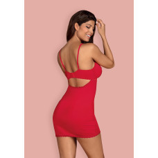 Сорочка Obsessive Jolierose Красная S/M
