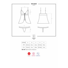 Бебидолл Obsessive 844-BAB-1 Черный L/XL