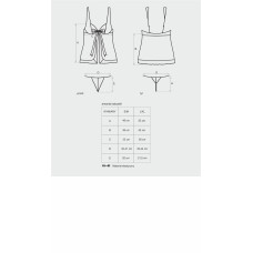 Бебидолл Obsessive Amanta Черный L/XL