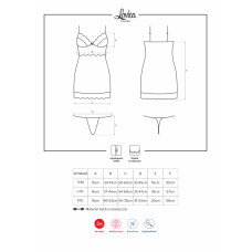 Сорочка Obsessive Lovica Красная L/XL