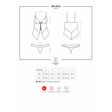 Бебідолл Obsessive 846-BAB-1 Чорний S/M