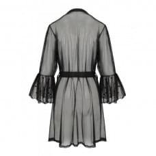 Воздушный пеньюар Passion LOVELIA PEIGNOIR black L/XL
