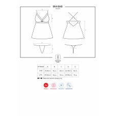 Бебідолл Obsessive 864-BAB-1 Чорний S/M