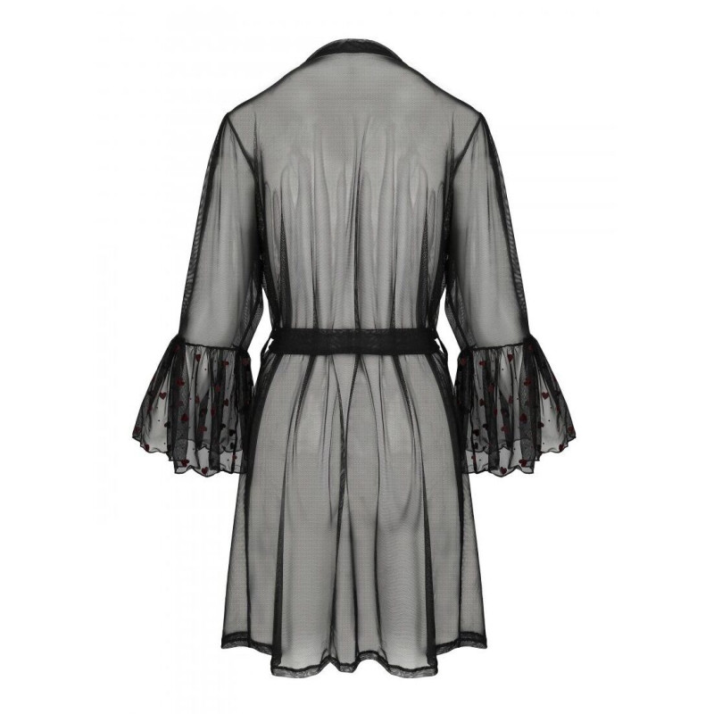 Воздушный пеньюар Passion LOVELIA PEIGNOIR black XXL/XXXL Воздушный пеньюар Passion LOVELIA PEIGNOIR black XXL/XXXL